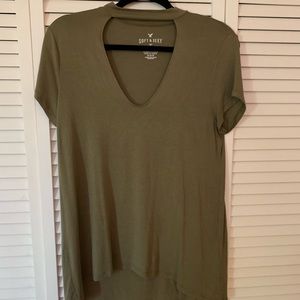 Soft olive green T-shirt